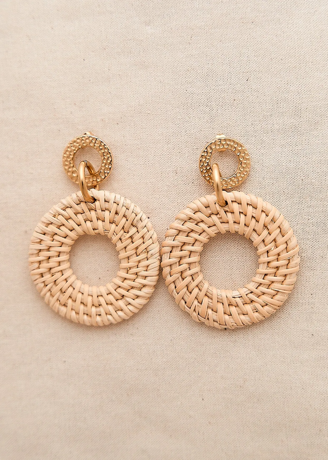 Cheap Motus Boutique Boucles d'oreilles Gala Beige-Bouclesd'oreillesGala