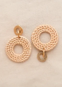 Cheap Motus Boutique Boucles d'oreilles Gala Beige-Bouclesd'oreillesGala