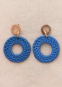 Shop Motus Boutique Boucles d'oreilles Gala Bleu-Bouclesd'oreillesGala