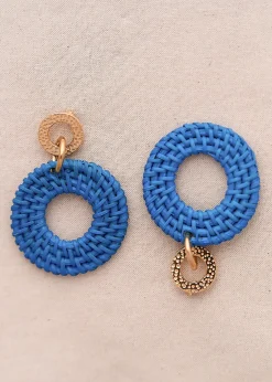 Shop Motus Boutique Boucles d'oreilles Gala Bleu-Bouclesd'oreillesGala