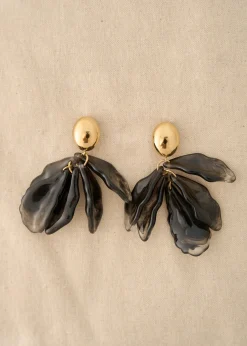 Store Motus Boutique Boucles d'oreilles Lex Noir-Bouclesd'oreillesLex