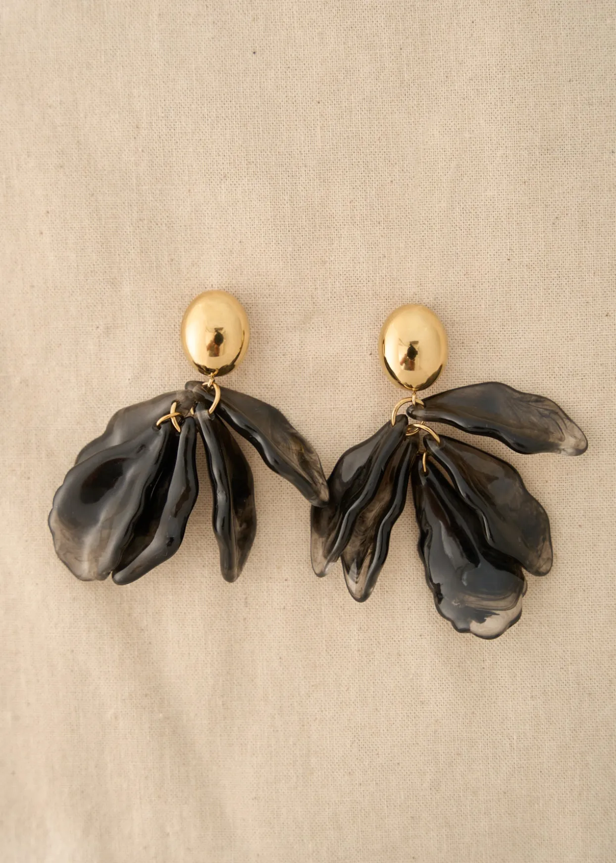 Store Motus Boutique Boucles d'oreilles Lex Noir-Bouclesd'oreillesLex