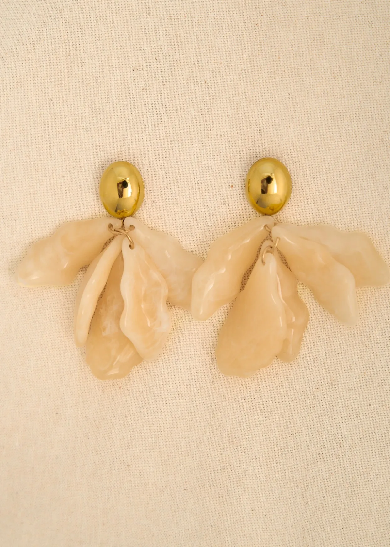 Store Motus Boutique Boucles d'oreilles Lex Beige-Bouclesd'oreillesLex