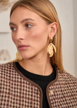 Store Motus Boutique Boucles d'oreilles Lex Beige-Bouclesd'oreillesLex