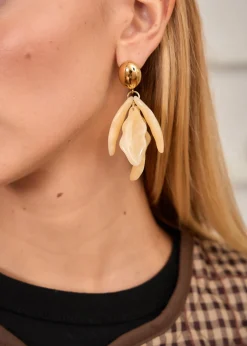 Store Motus Boutique Boucles d'oreilles Lex Beige-Bouclesd'oreillesLex