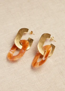 Best Motus Boutique Boucles d'oreilles Sahara BeigeDoré-Bouclesd'oreillesSahara