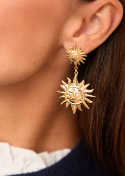 Flash Sale Motus Boutique Boucles d'oreilles Soleil Doré-Bouclesd'oreillesSoleil