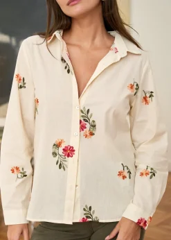 Outlet Motus Boutique Chemise Doria Beige-ChemiseDoria