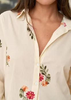 Outlet Motus Boutique Chemise Doria Beige-ChemiseDoria