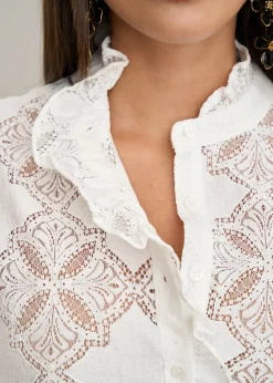 Hot Motus Boutique Chemise Ivy Ecru-ChemiseIvy