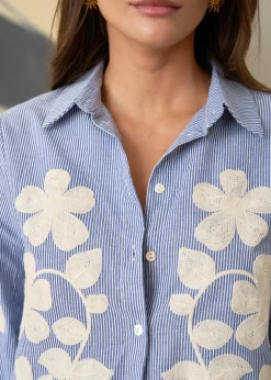 Outlet Motus Boutique Chemise Laura Bleu-ChemiseLaura