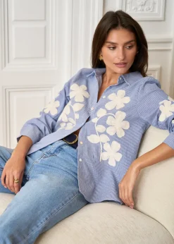 Outlet Motus Boutique Chemise Laura Bleu-ChemiseLaura