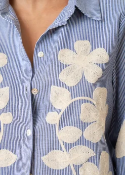 Outlet Motus Boutique Chemise Laura Bleu-ChemiseLaura