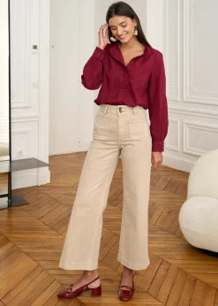 Best Motus Boutique Chemise Noa Bordeaux-ChemiseNoa