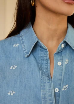 Flash Sale Motus Boutique Chemise Soline DenimFleuri-ChemiseSoline