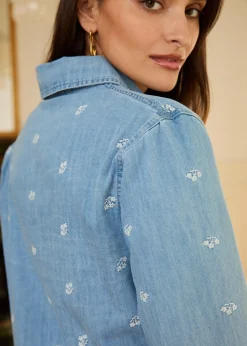 Flash Sale Motus Boutique Chemise Soline DenimFleuri-ChemiseSoline