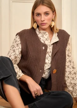 Hot Motus Boutique Gilet Ambre Marron-GiletAmbre