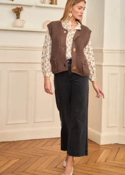 Hot Motus Boutique Gilet Ambre Marron-GiletAmbre