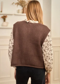 Hot Motus Boutique Gilet Ambre Marron-GiletAmbre