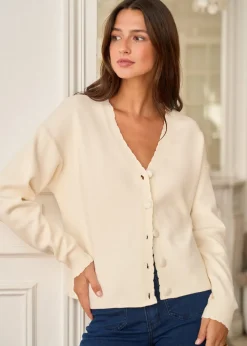 Cheap Motus Boutique Gilet Anne Beige-GiletAnne