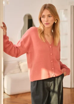 Shop Motus Boutique Gilet Anne VieuxRose-GiletAnne