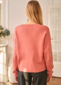 Shop Motus Boutique Gilet Anne VieuxRose-GiletAnne