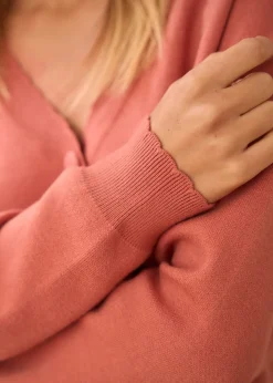 Shop Motus Boutique Gilet Anne VieuxRose-GiletAnne