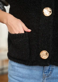 Cheap Motus Boutique Gilet Artus Noir-GiletArtus