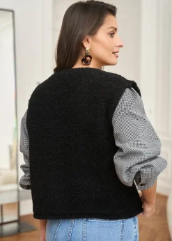 Cheap Motus Boutique Gilet Artus Noir-GiletArtus