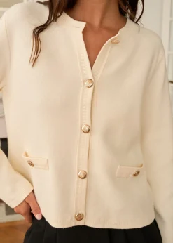Best Sale Motus Boutique Gilet Audrey Beige-GiletAudrey