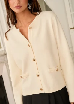 Best Sale Motus Boutique Gilet Audrey Beige-GiletAudrey