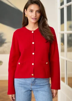 Flash Sale Motus Boutique Gilet Audrey Rouge-GiletAudrey