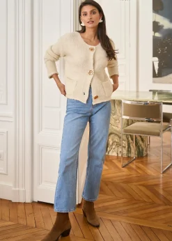 Clearance Motus Boutique Gilet Bianca Blanc-GiletBianca
