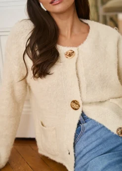 Clearance Motus Boutique Gilet Bianca Blanc-GiletBianca