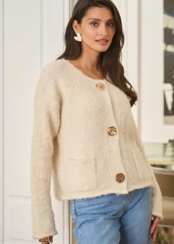 Clearance Motus Boutique Gilet Bianca Blanc-GiletBianca