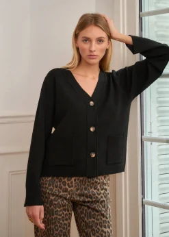 Cheap Motus Boutique Gilet Céleste Noir-GiletCéleste