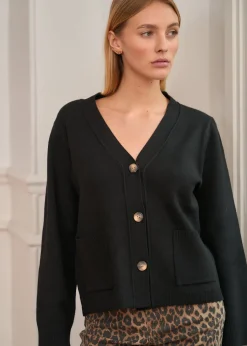Cheap Motus Boutique Gilet Céleste Noir-GiletCéleste