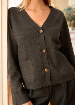 Best Sale Motus Boutique Gilet Céleste Gris-GiletCéleste