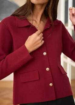 Flash Sale Motus Boutique Gilet Elias Bordeaux-GiletElias