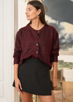 Fashion Motus Boutique Gilet Eliot LéopardBordeaux-GiletEliot