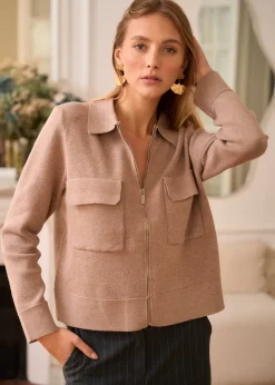 New Motus Boutique Gilet Gaetane Beige-GiletGaetane