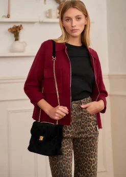 New Motus Boutique Gilet Gaetane Bordeaux-GiletGaetane