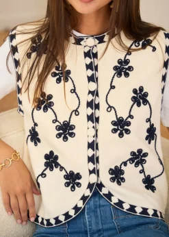 Fashion Motus Boutique Gilet Lausanne Beige-GiletLausanne