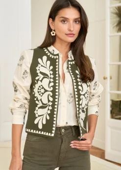 Shop Motus Boutique Gilet Léo Kaki-GiletLéo
