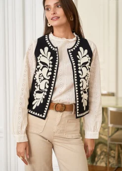 Outlet Motus Boutique Gilet Léo Noir-GiletLéo