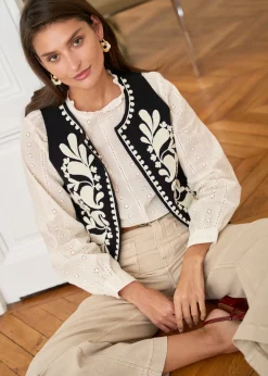 Outlet Motus Boutique Gilet Léo Noir-GiletLéo