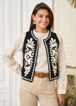 Outlet Motus Boutique Gilet Léo Noir-GiletLéo