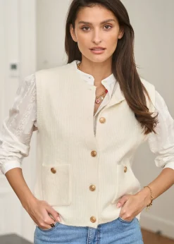 Store Motus Boutique Gilet Léon Ecru-GiletLéon