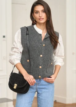 Discount Motus Boutique Gilet Léon Gris-GiletLéon