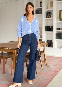 Shop Motus Boutique Gilet Léonard Bleu-GiletLéonard